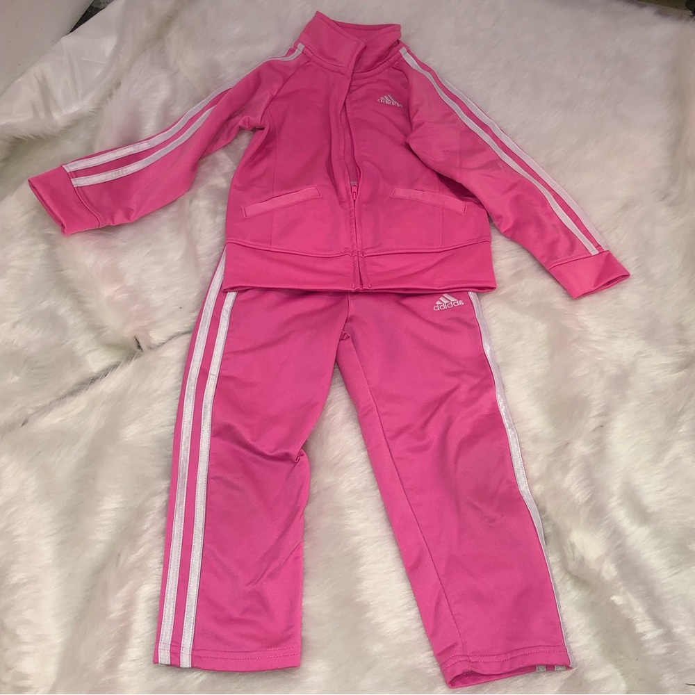 Girls’ size 4 Adidas classic tracksuit